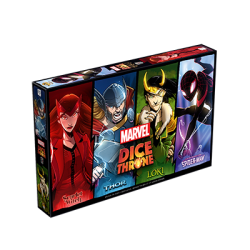 Marvel Dice Throne - Scarlet Witch, Thor, Loki, Spider-Man - Lucky Duck Games