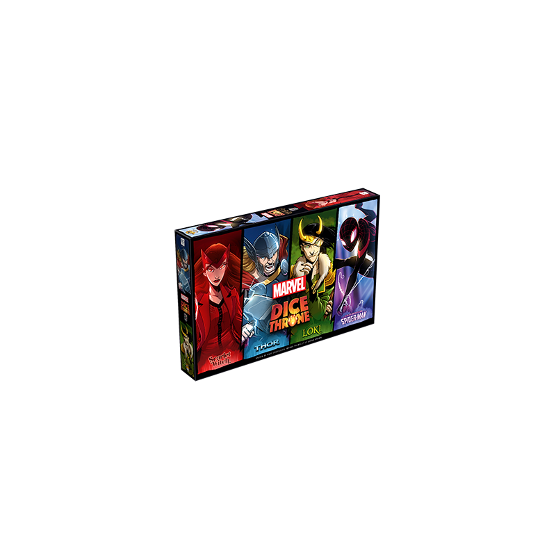 Marvel Dice Throne - Scarlet Witch, Thor, Loki, Spider-Man - Lucky Duck Games