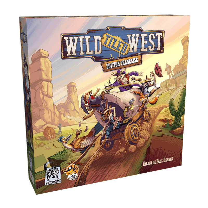Wild Tiled West - Lucky Duck Games Wild Tiled West - Lucky Duck Games