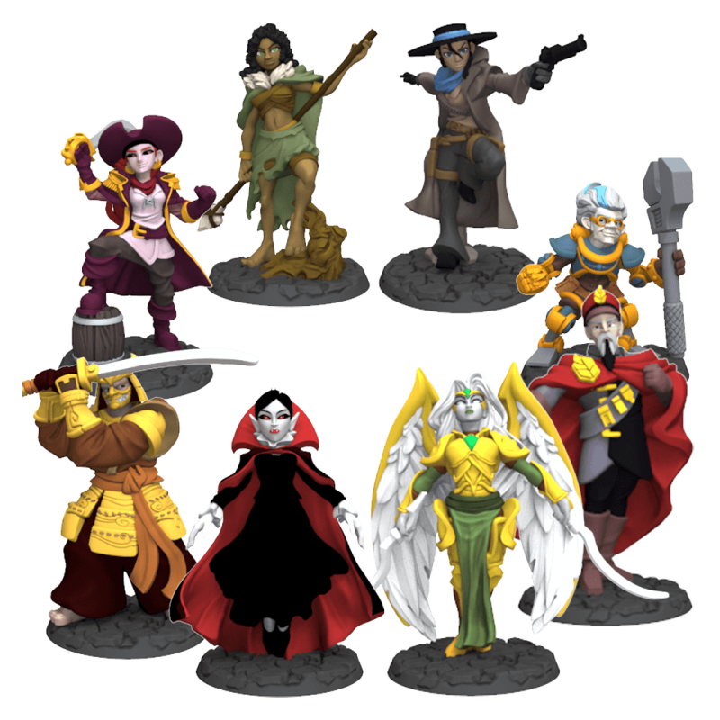 Dice Throne Saison 2 - Figurines Peintes Dice Throne Saison 2 - Figurines Peintes