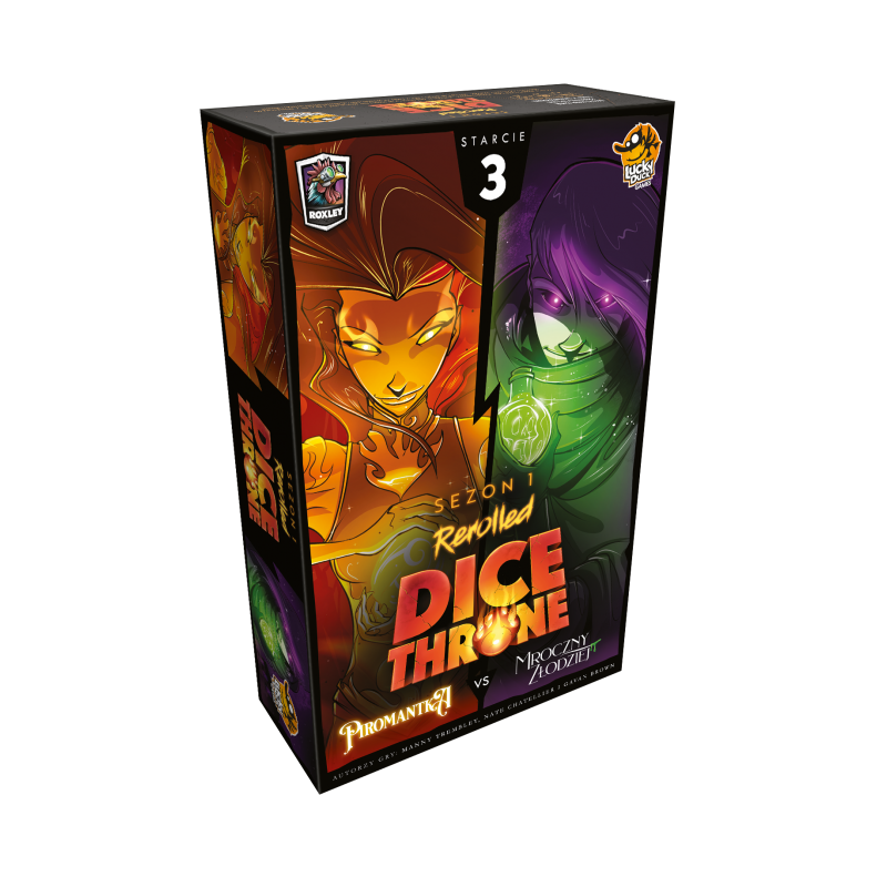 Dice Throne: Piromantka vs. Mroczny złodziej Dice Throne: Piromantka vs. Mroczny złodziej