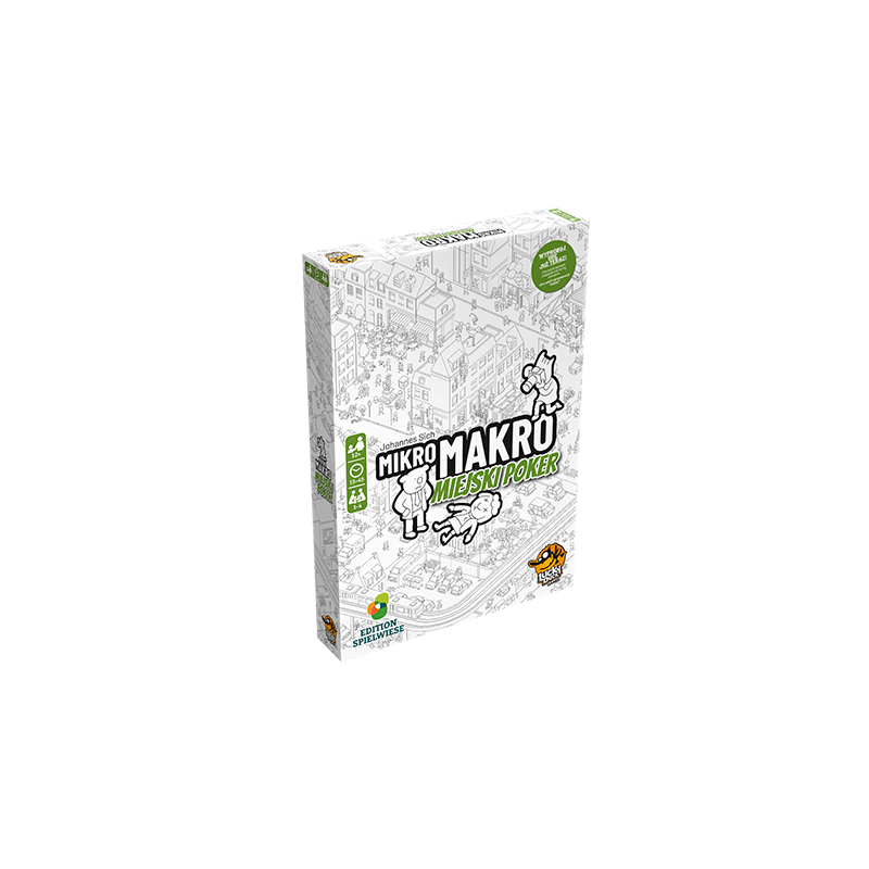 MikroMakro: Miejski Poker, kooperacyjna gra planszowa MikroMakro: Miejski Poker, kooperacyjna gra planszowa