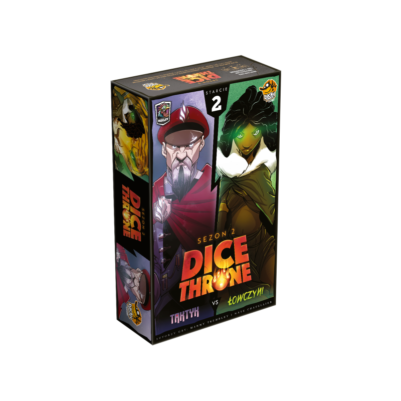 Dice Throne sezon 2: Taktyk vs Łowczyni - Lucky Duck Games Dice Throne sezon 2: Taktyk vs Łowczyni - Lucky Duck Games